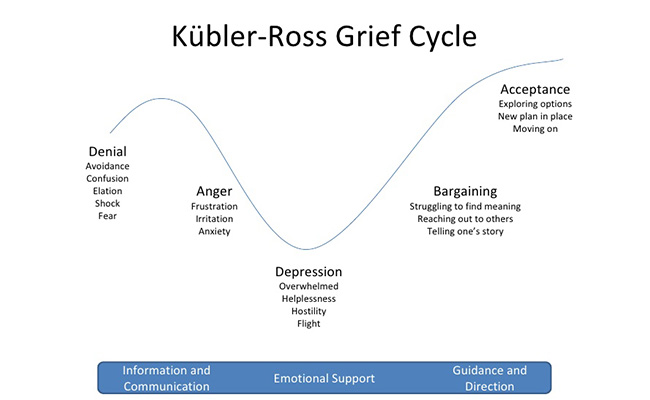 five stages of grief